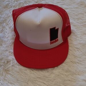 Red and White Trucker Hat